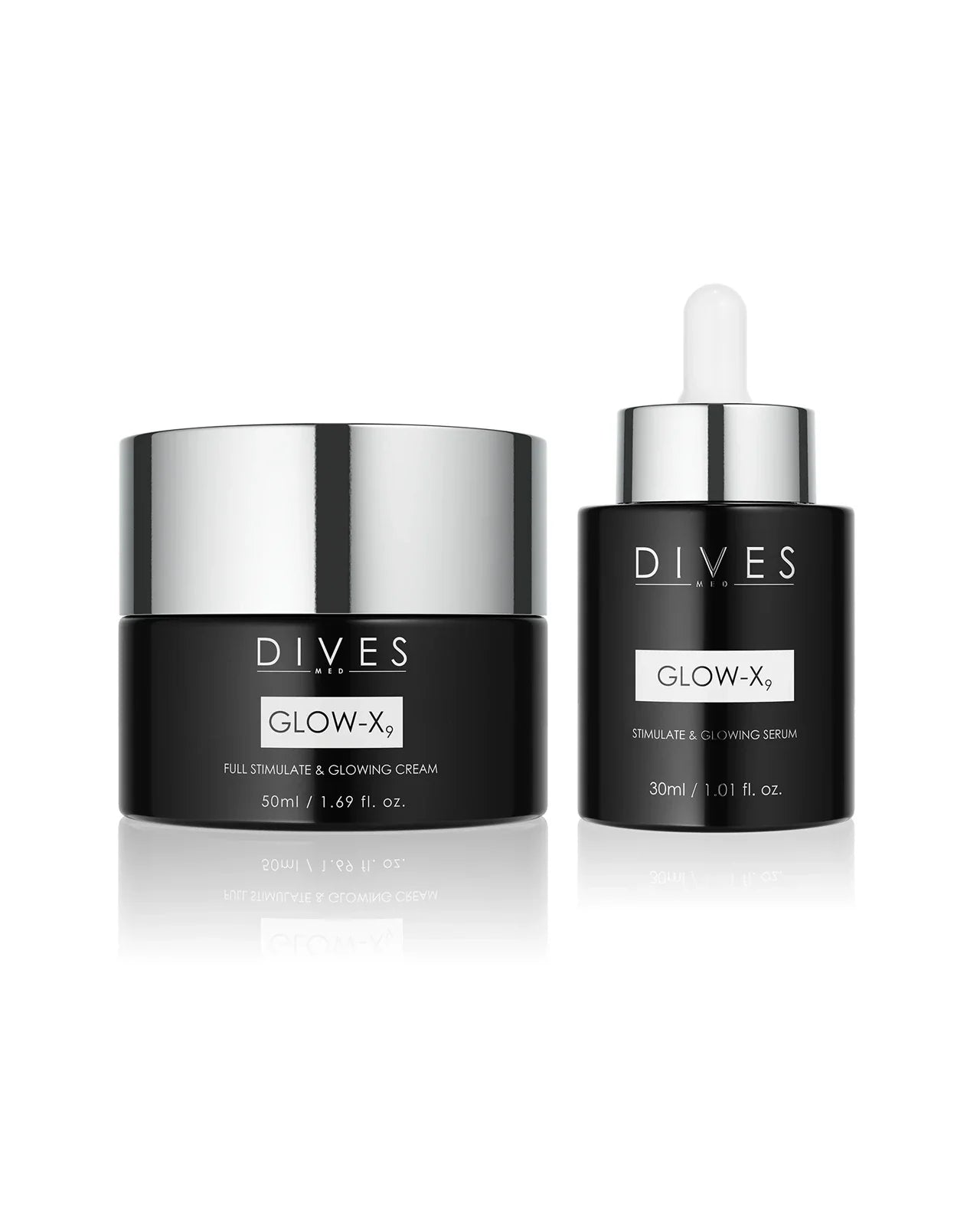 DIVES GLOW-X9 Zestaw — Serum + Krem