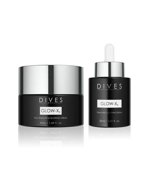 DIVES GLOW-X9 Zestaw — Serum + Krem