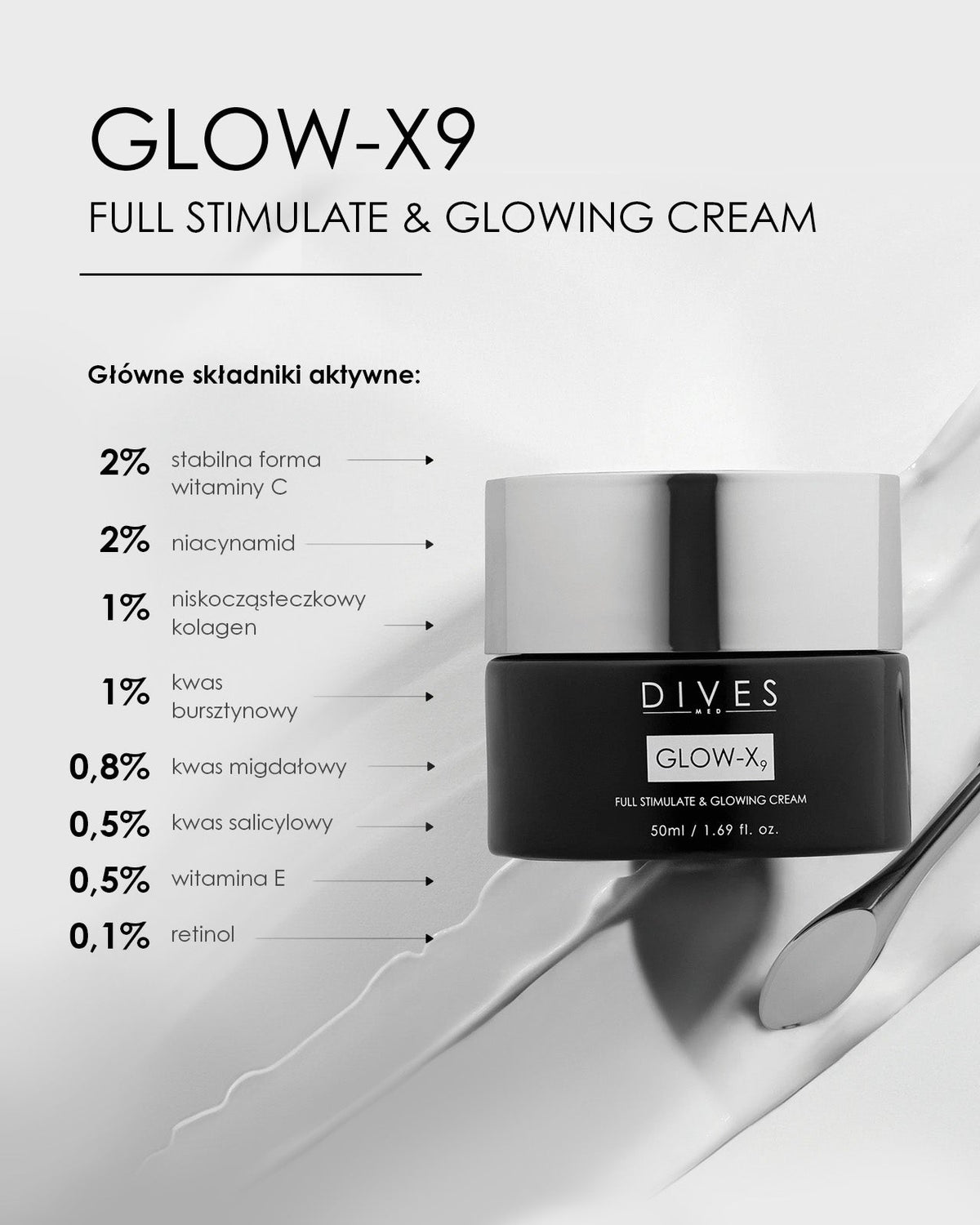 DIVES GLOW-X9 Full Stimulate & Glowing Cream – DIVES MED