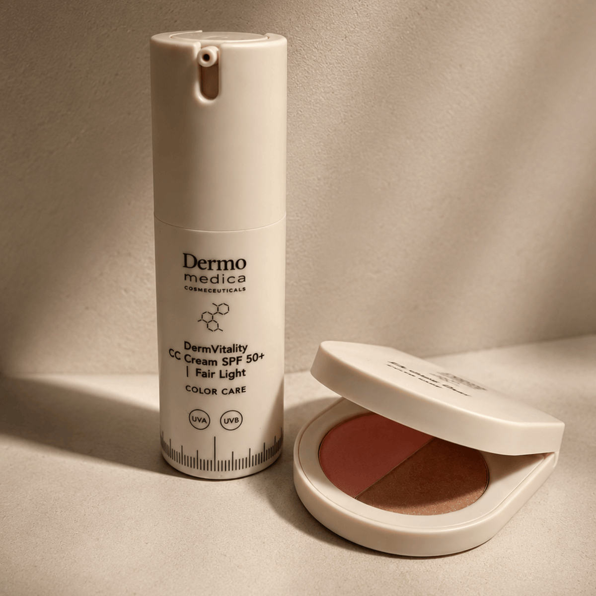 DermoMedica Zestaw promocyjny – Glowy Duo Fair Light