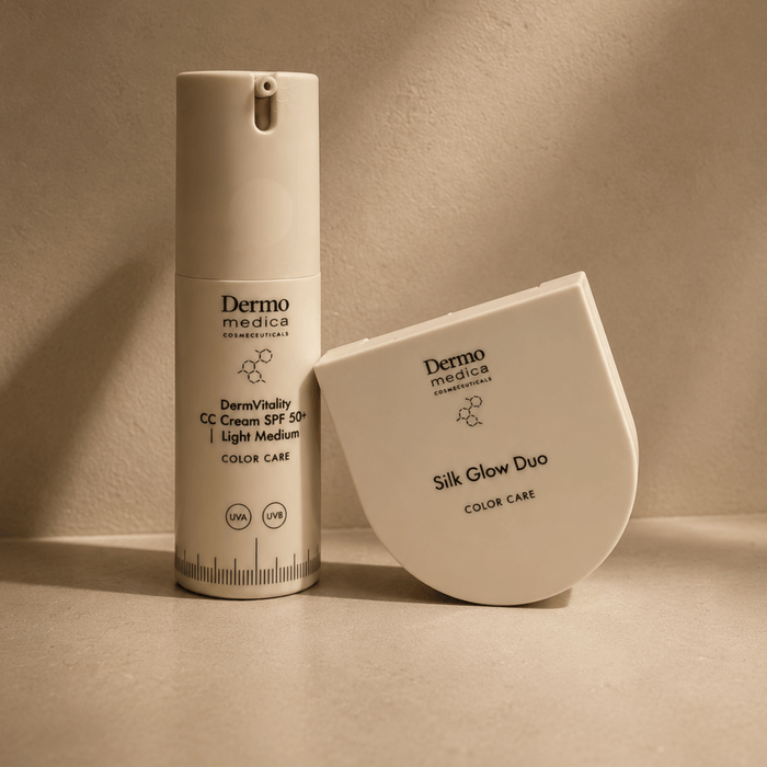 DermoMedica Zestaw promocyjny – Glowy Duo Light Medium