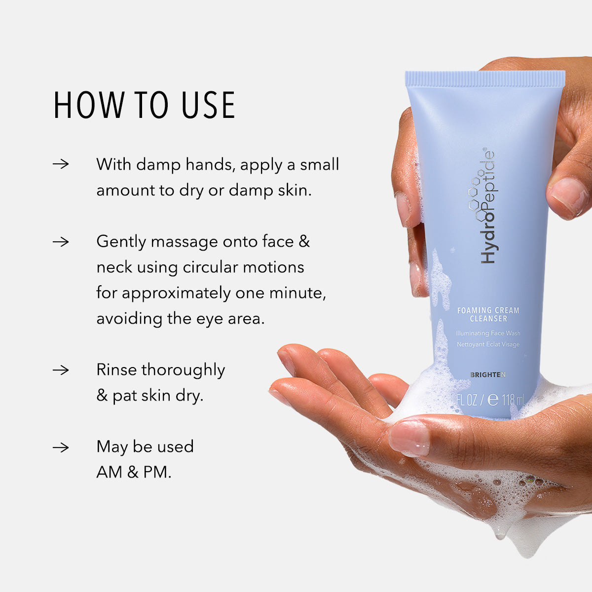 HydroPeptide Foaming Cream Cleanser — HydroPeptide