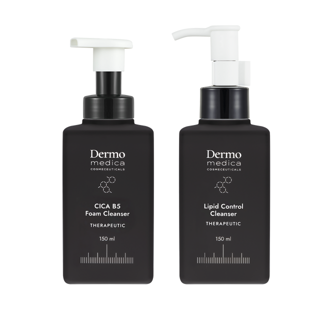 DermoMedica Lipid Control Cleanser Set 150 ml + CICA B5 Foam Cleanser 150 ml