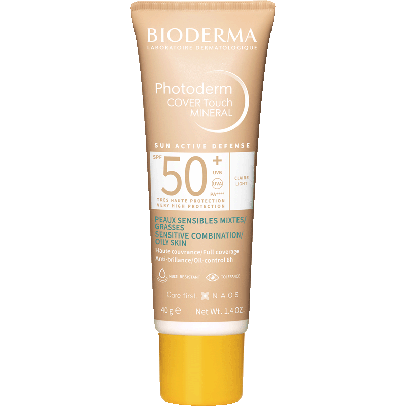 Bioderma Photoderm COVER Touch Mineral SPF 50+ jasny 40 g — zdjęcie 4