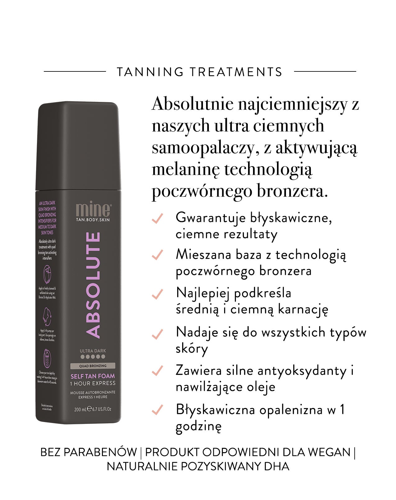 MineTan Absolute — Pianka Samoopalająca 200 ml — ujęcie 2
