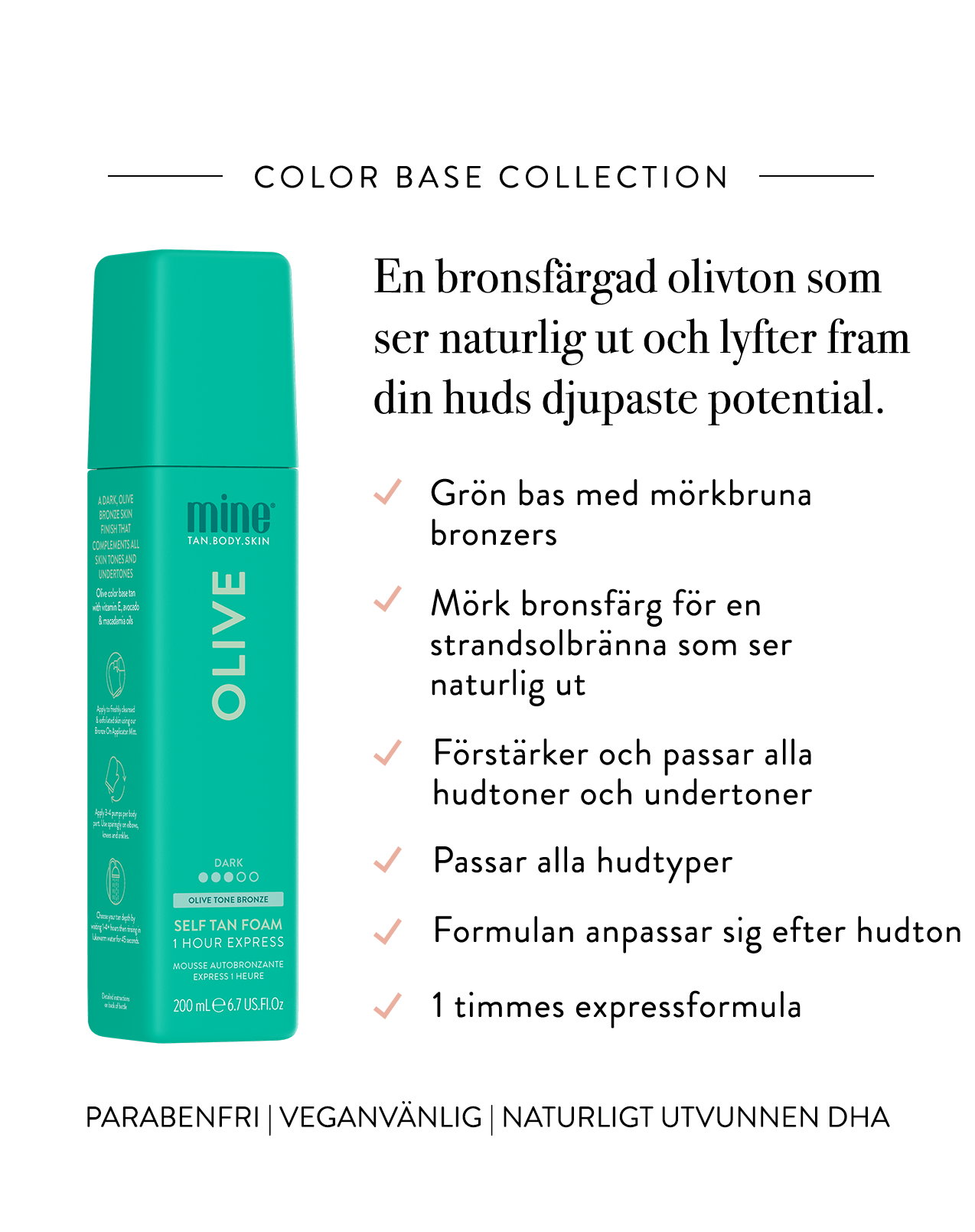 MineTan Olive — Pianka Samoopalająca 200 ml — ujęcie 2