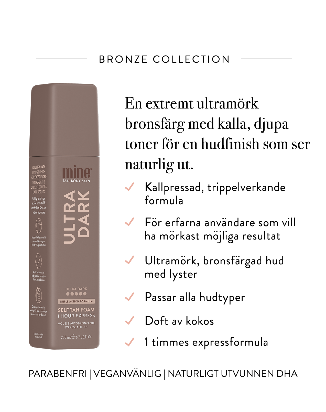 MineTan Ultra Dark — Pianka Samoopalająca 200 ml — ujęcie 2
