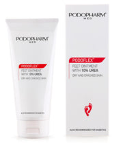 PODOFLEX Maść do stóp z mocznikiem 10% — PODOPHARM (zdjęcie poglądowe opakowania 100 ml)