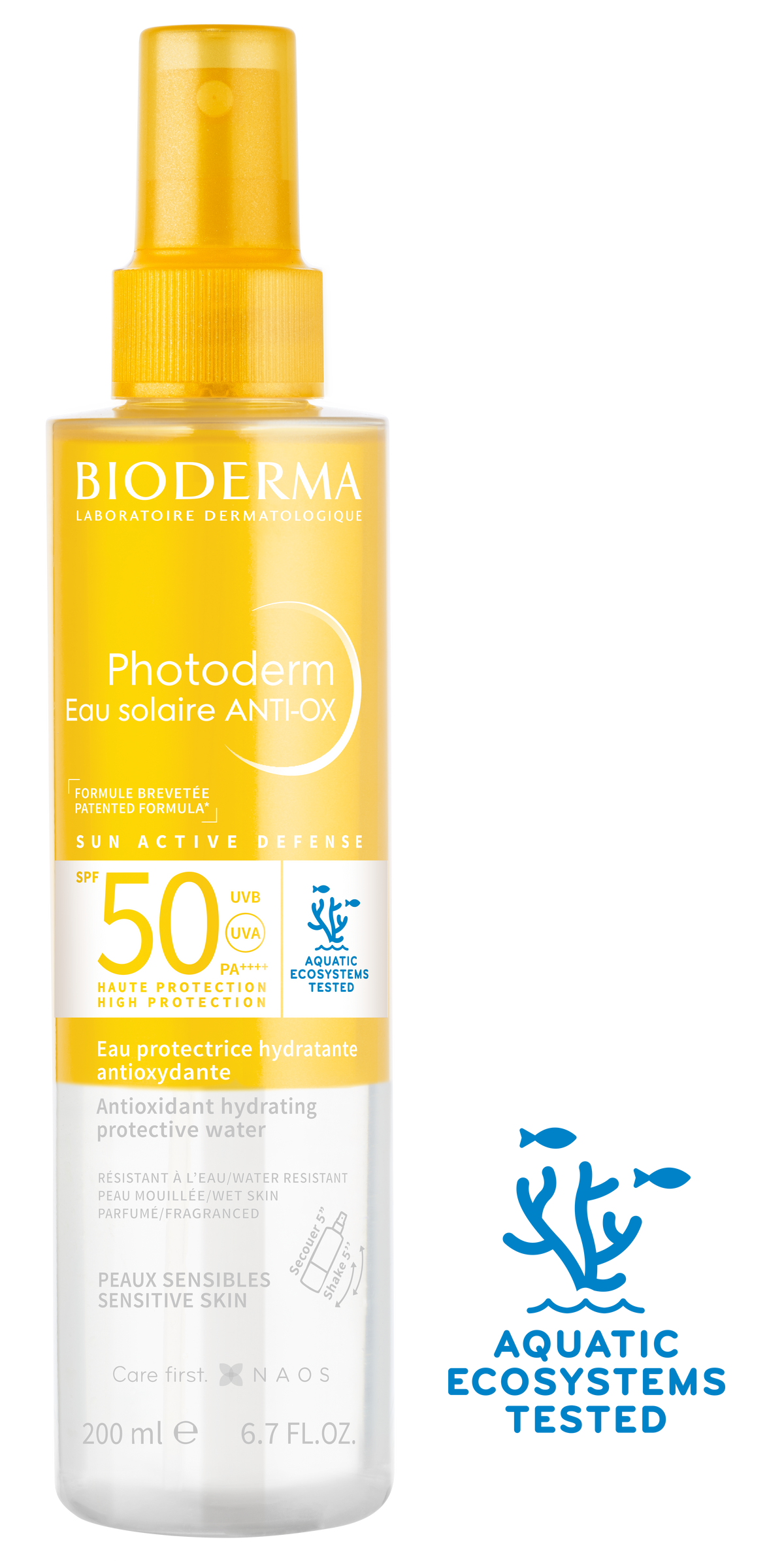 Bioderma Photoderm Eau Solaire Anti-Ox SPF 50 200 ml — zdjęcie 2