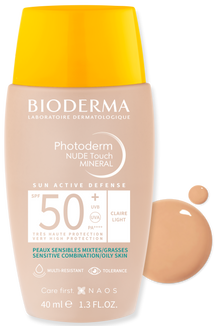 Bioderma Photoderm NUDE Touch MINERAL SPF 50+ jasny 40 ml — Foto 2