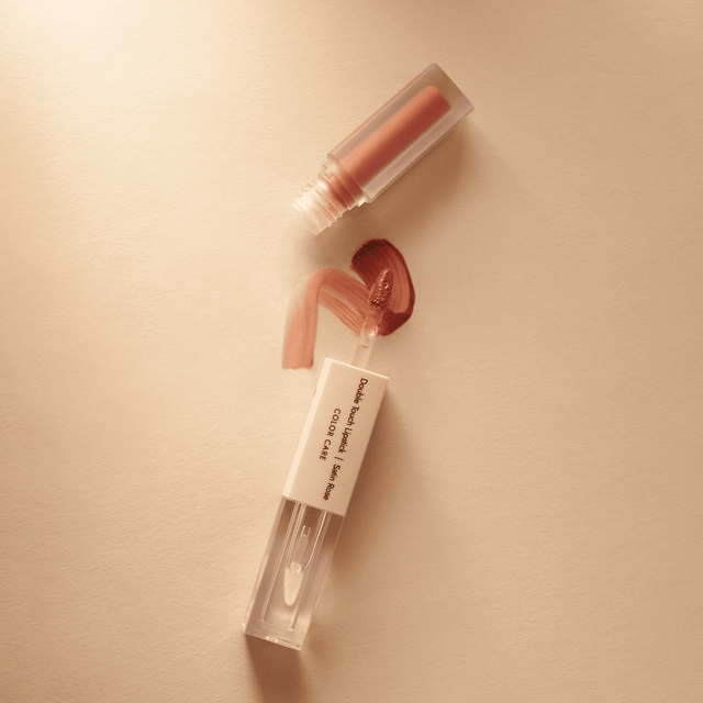 DermoMedica Double Touch Lipstick | Satin Rose 2×1.72ml