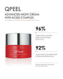 DIVES QPEEL Advanced Night Cream With Acids Complex — zdjęcie 4
