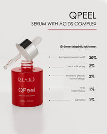 DIVES QPEEL Advanced Night Serum With Acids Complex — zdjęcie 3