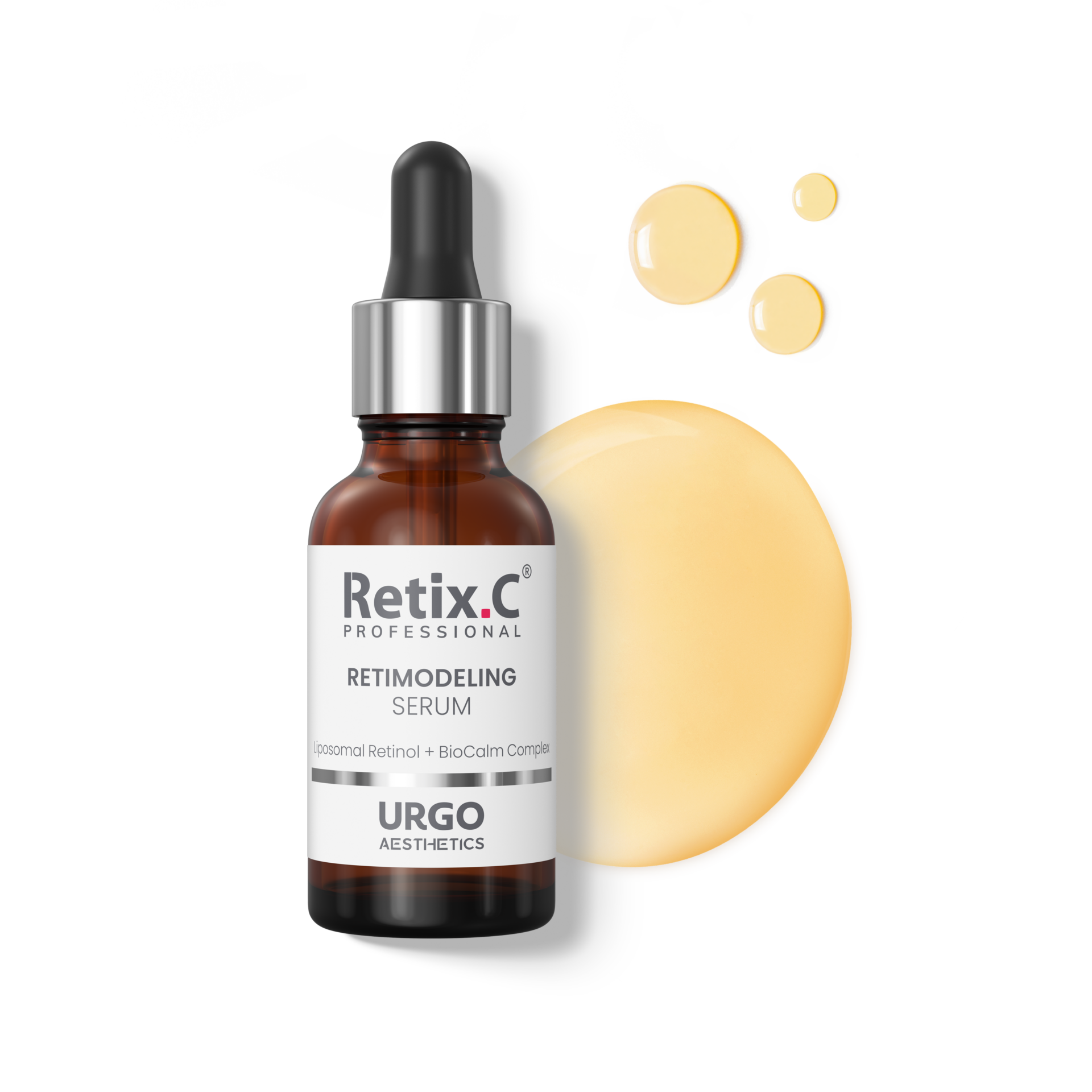 Retix.C Retimodeling Serum 30 ml — butelka serum z liposomalnym retinolem, packshot na białym tle