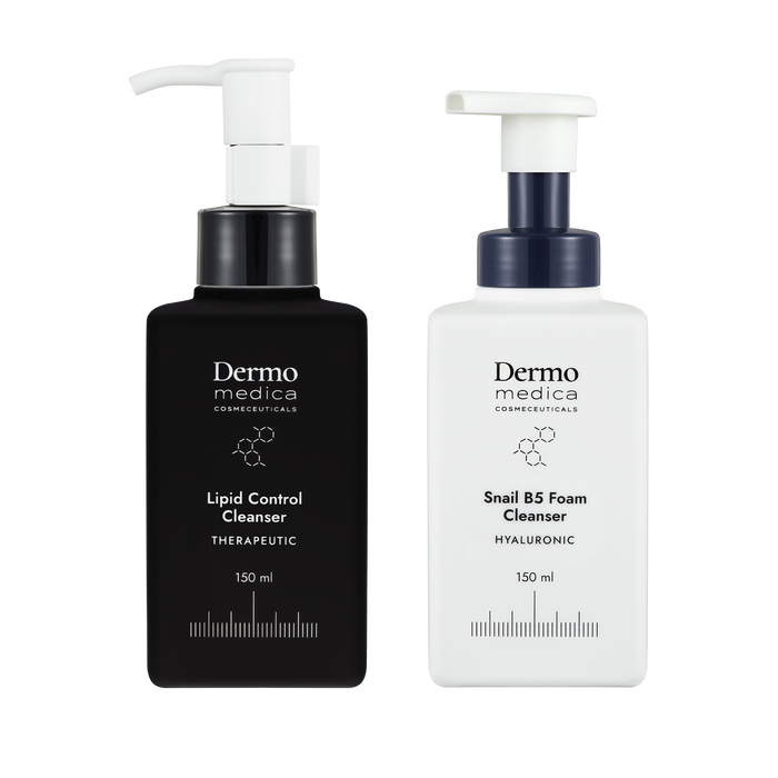 DermoMedica Zestaw Lipid Control Cleanser 150 ml + Snail B5 Foam Cleanser 150 ml