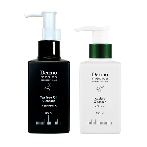 DermoMedica Set Tea Tree Oil Cleanser 150 ml + Azelaic Cleanser 150 ml