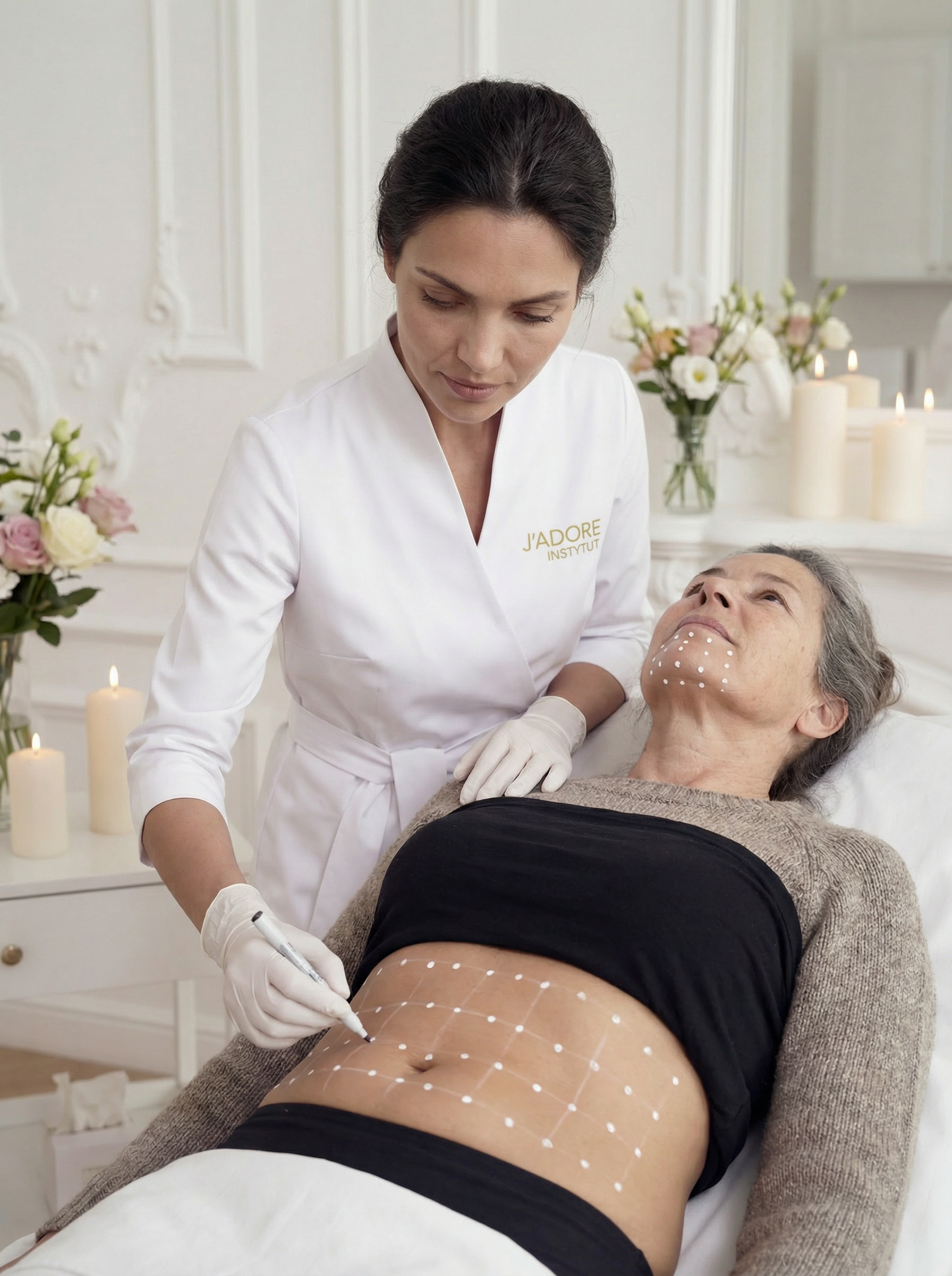 Lipoliza iniekcyjna – redukcja tkanki tłuszczowej – efekty zabiegu w salonie J'adore