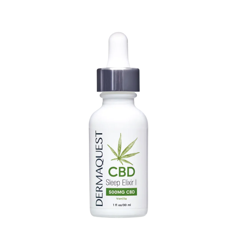 DermaQuest CBD Sleep Elixir I – 500 mg Vanilla 30 ml
