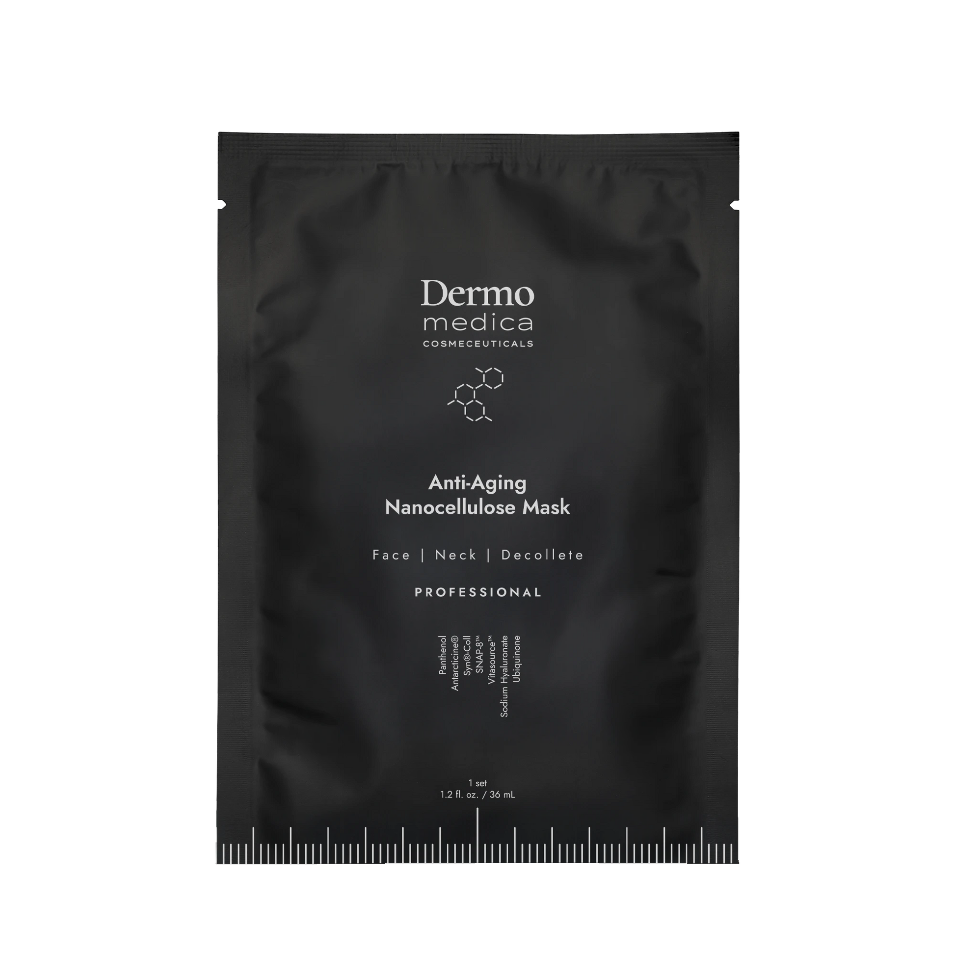 DermoMedica Brightening Nanocellulose Mask / Face / Neck / Decollete