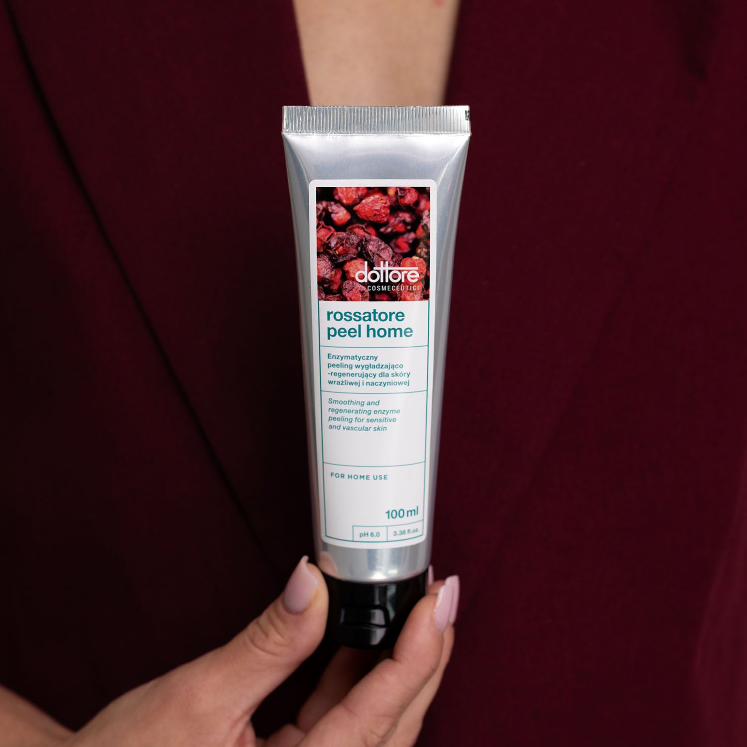 Dottore rossatore peel home – peeling do cery naczyniowej i wrażliwej