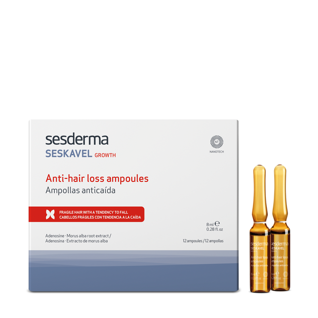 SESKAVEL Fiale contro la caduta dei capelli 12 x 8 ml