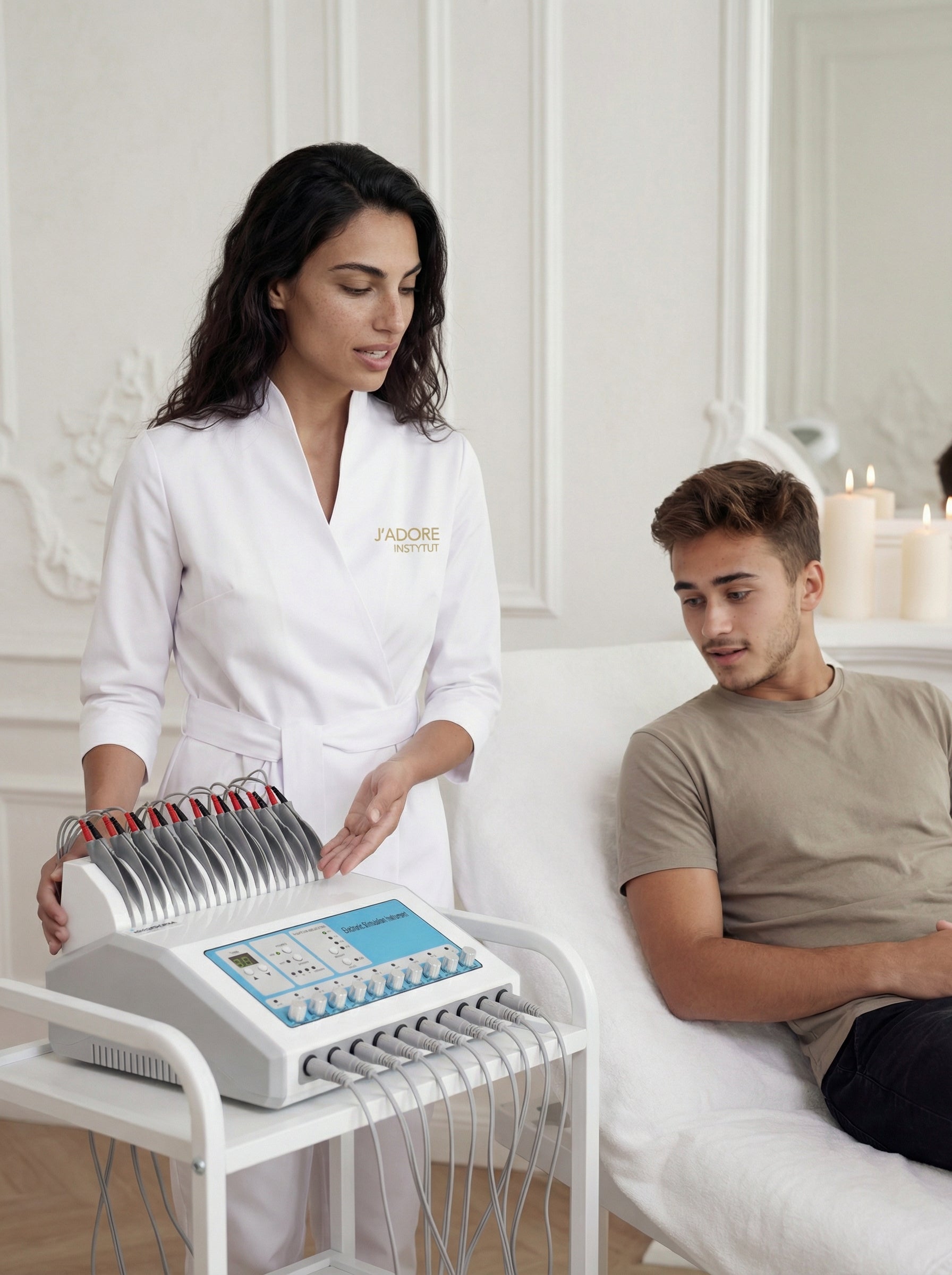 ELEKTROSTYMULACJA – procedura w gabinecie kosmetycznym J'adore Instytut