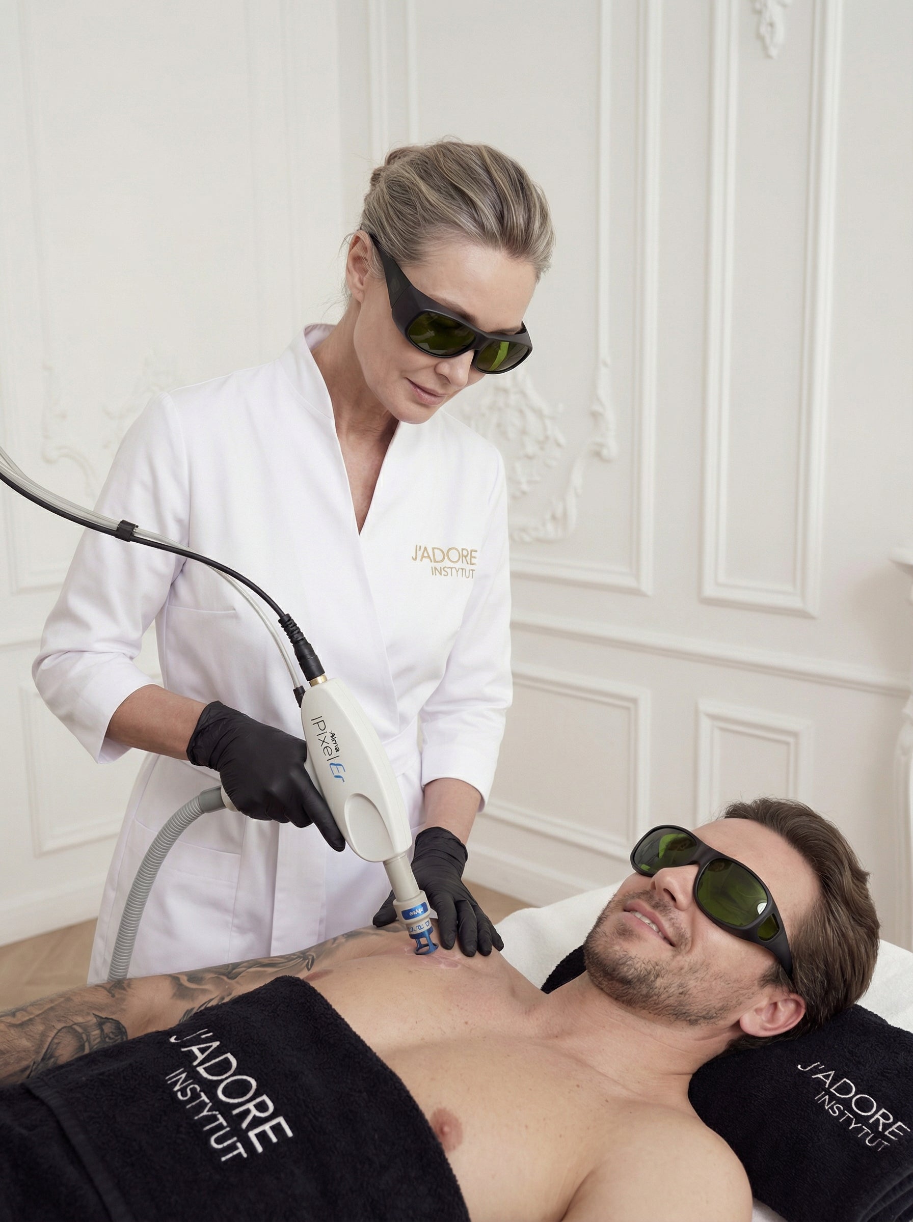 Q-Switch usuwanie makijażu permanentnego brwi – wyniki terapii w J'adore Instytut