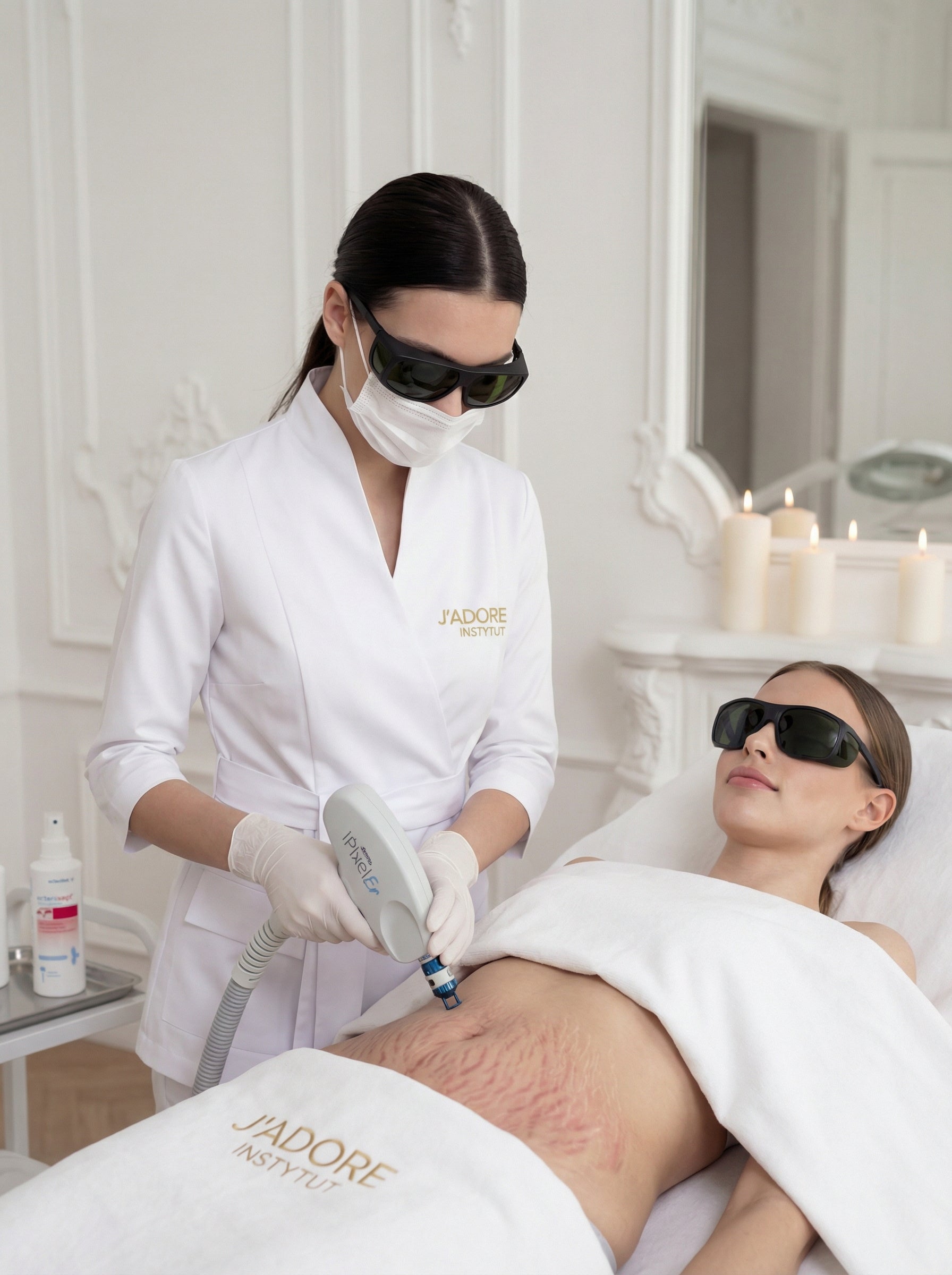 Usuwanie rozstępów i blizn laserem – profesjonalny zabieg w J'adore Warszawa