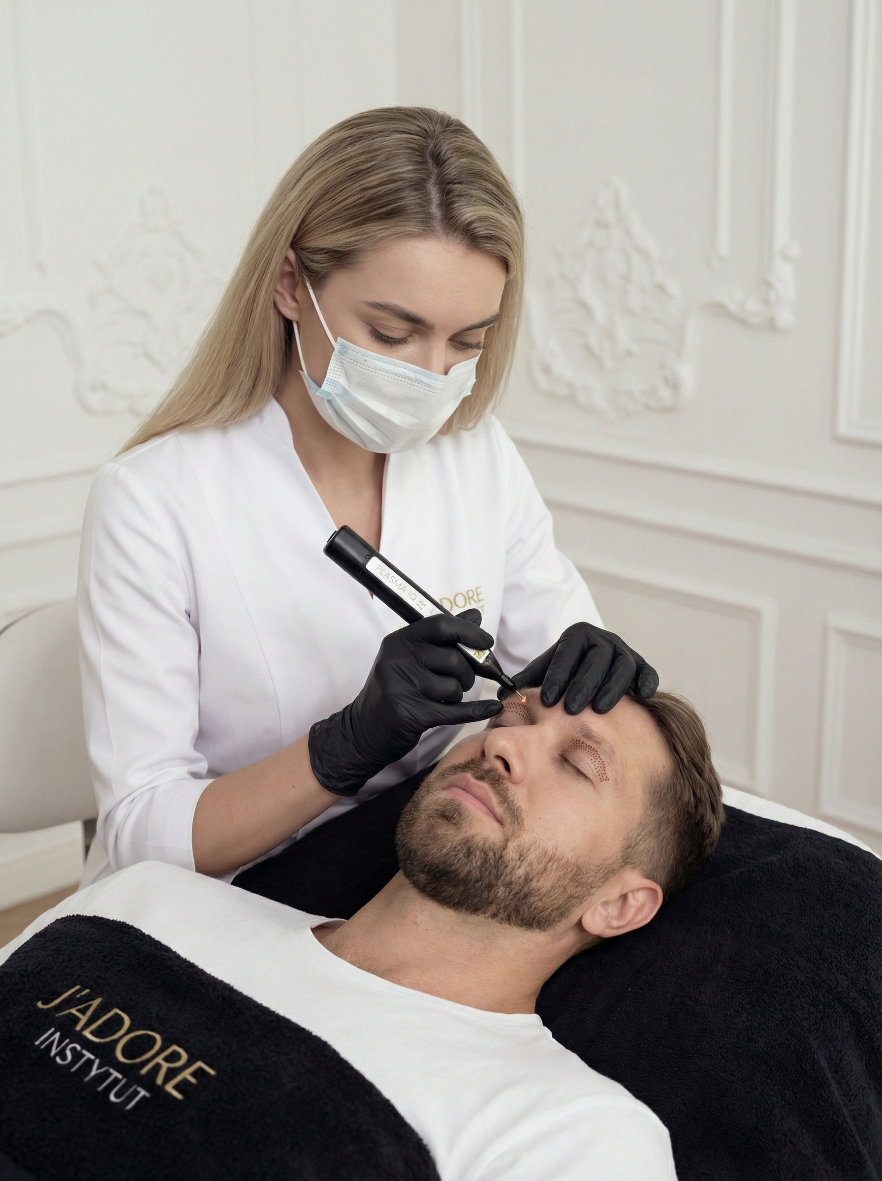 Plasma IQ lifting powiek – blefaroplastyka niechirurgiczna – profesjonalny zabieg w J'adore Warszawa