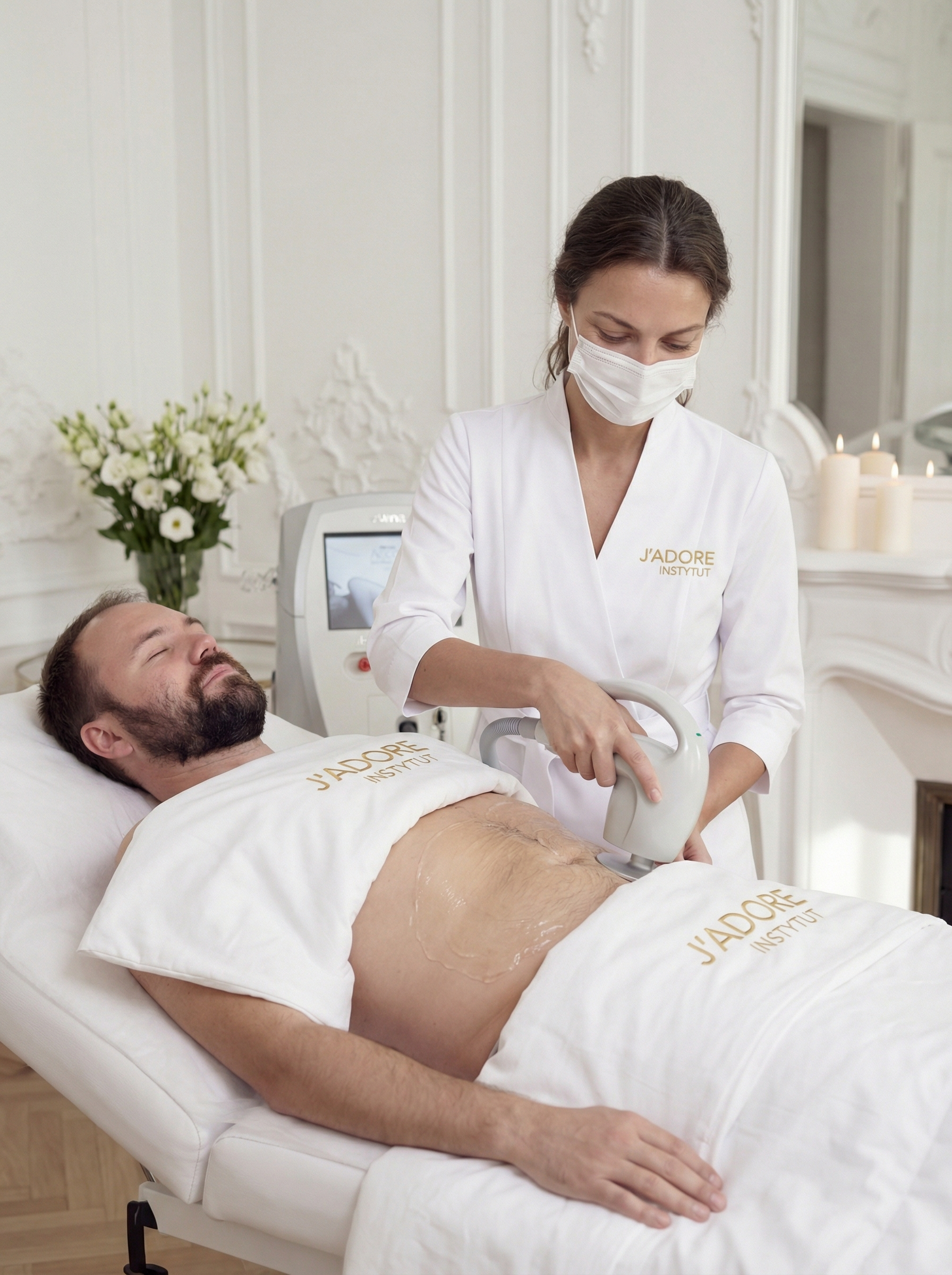 RF mikroigłowa na ciało – ujędrnianie i wyszczuplanie – procedura w gabinecie kosmetycznym J'adore Instytut