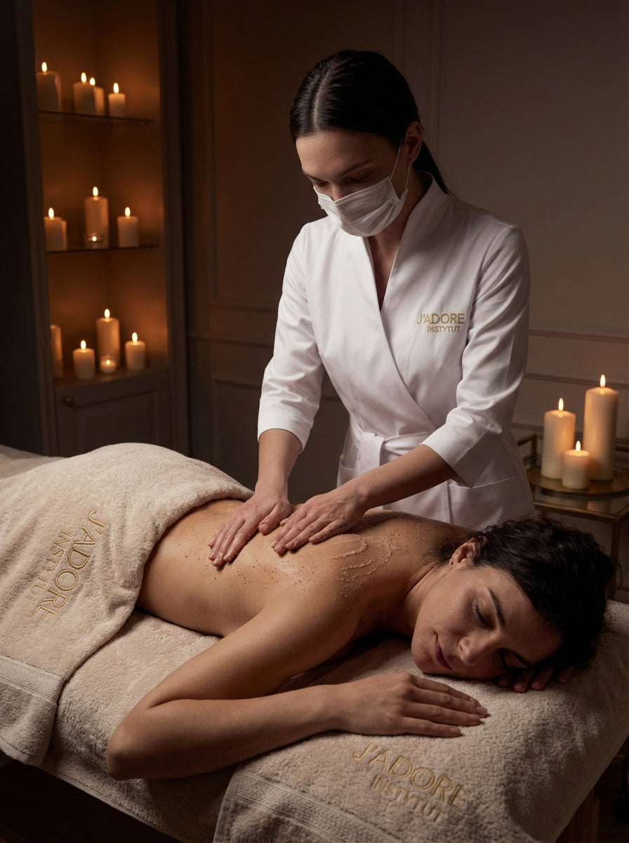 Masaż relaksacyjny i terapeutyczny – sesja zabiegowa w J'adore