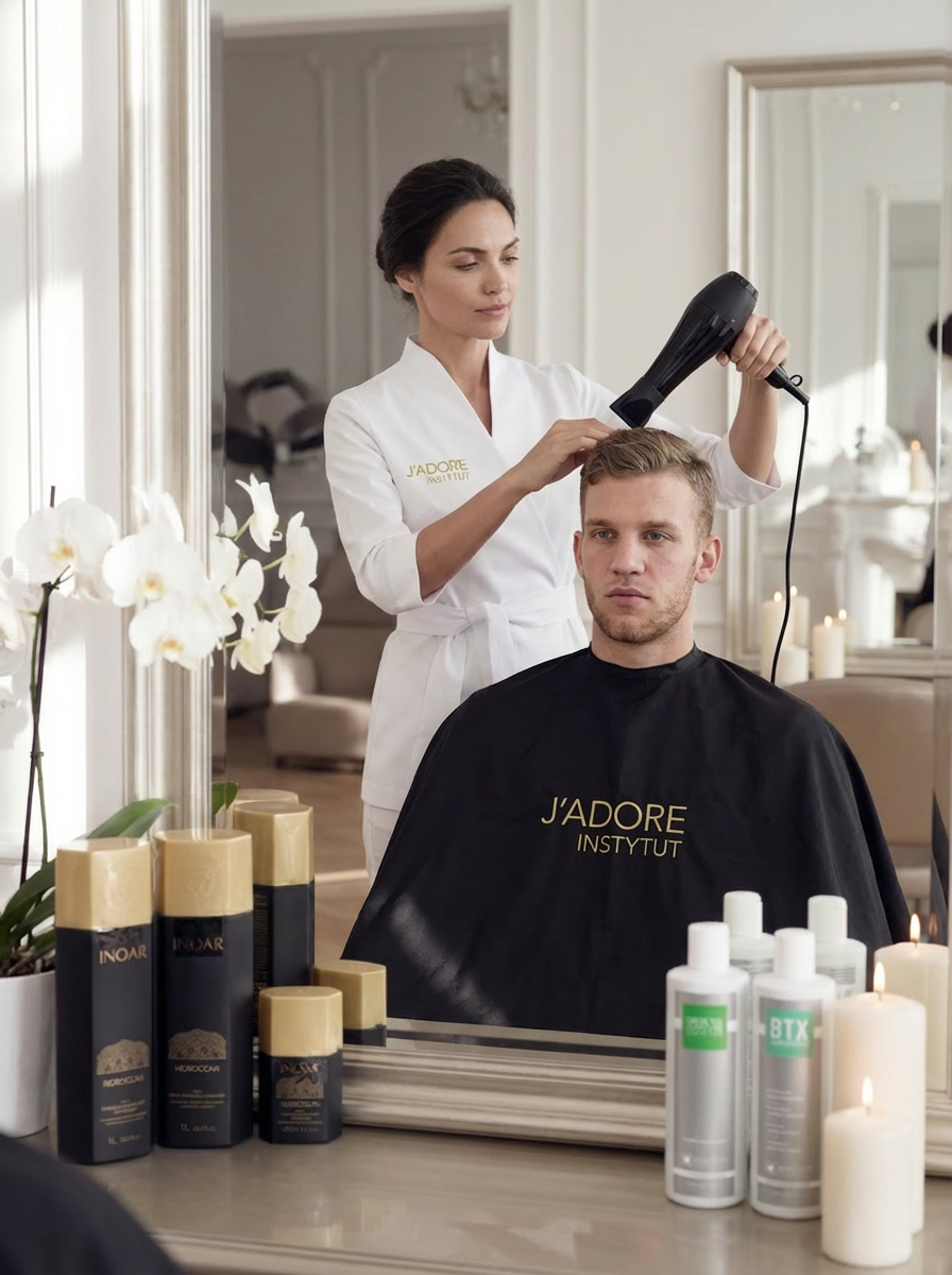 Strzyżenie – profesjonalna stylizacja fryzur – efekty zabiegu w salonie J'adore