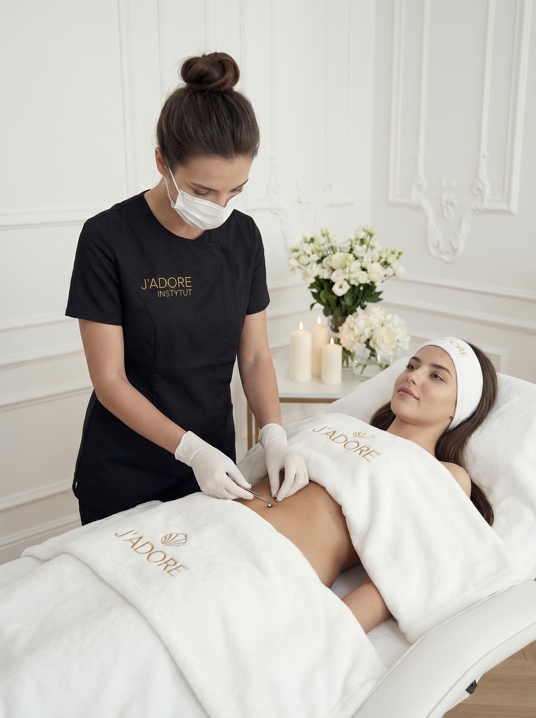 Piercing – profesjonalne przekłuwanie – efekty zabiegu w salonie J'adore