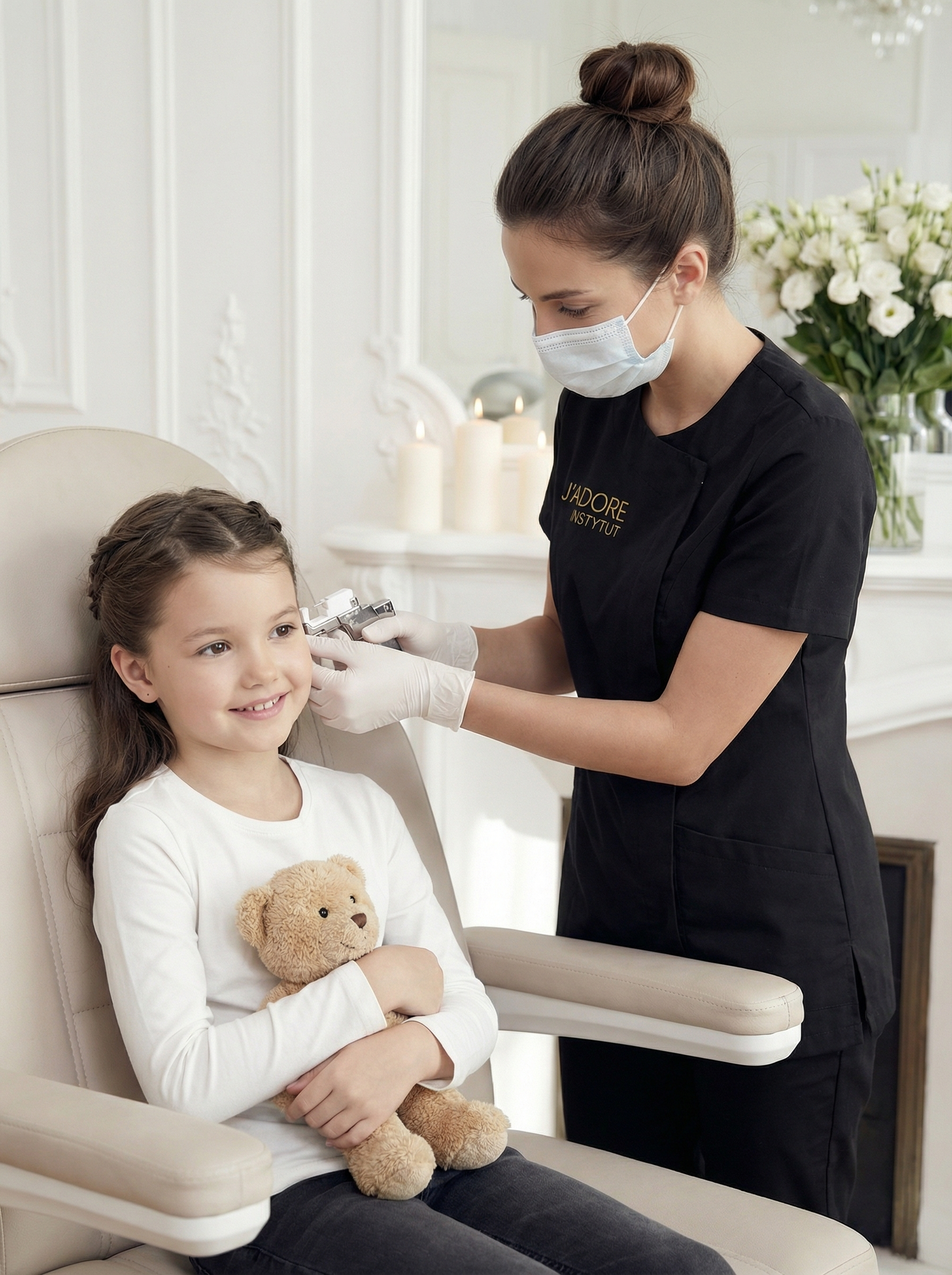 Piercing – profesjonalne przekłuwanie – procedura w gabinecie kosmetycznym J'adore Instytut