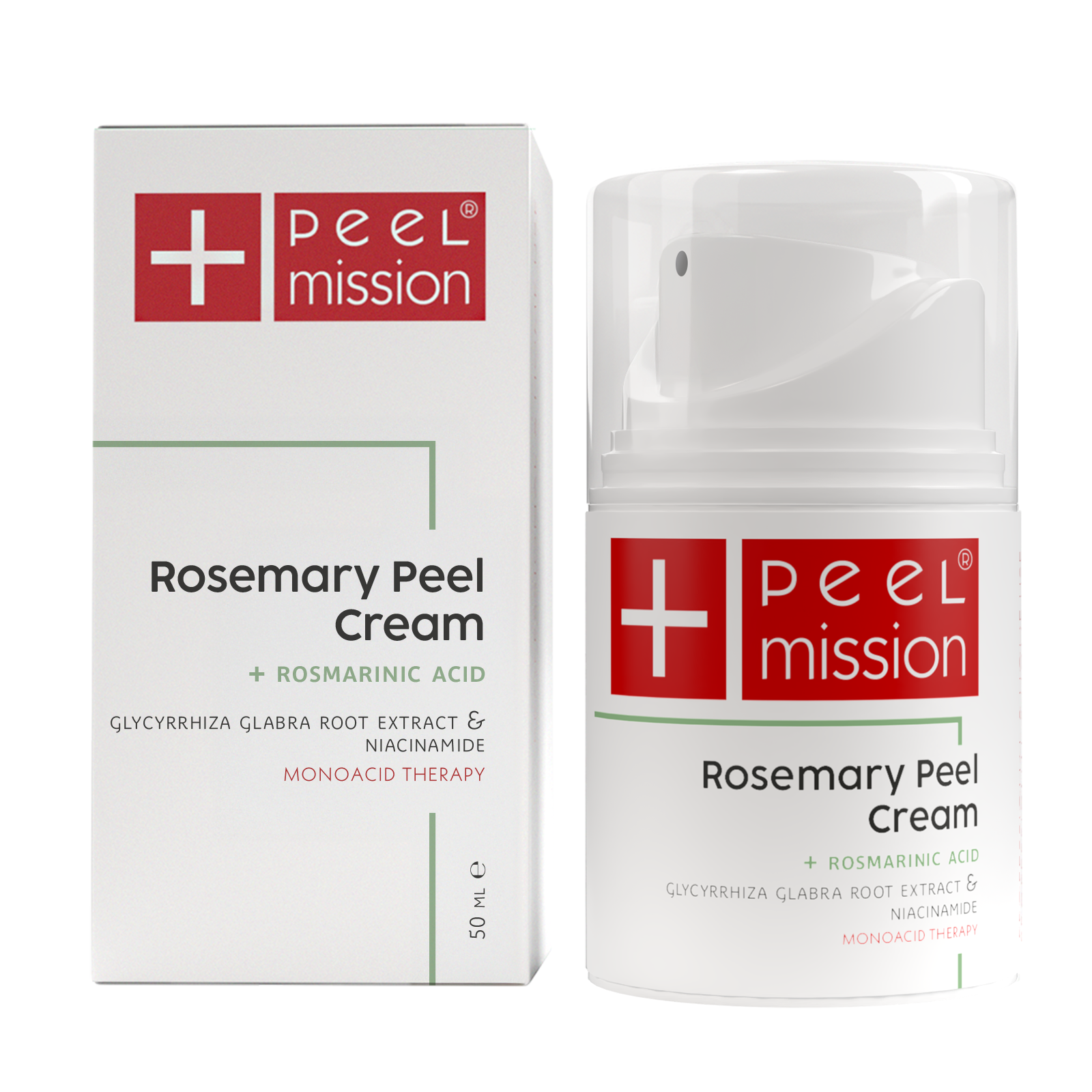 Rosemary Peel Cream 50 ml – Peel Mission, krem z kwasem rozmarynowym