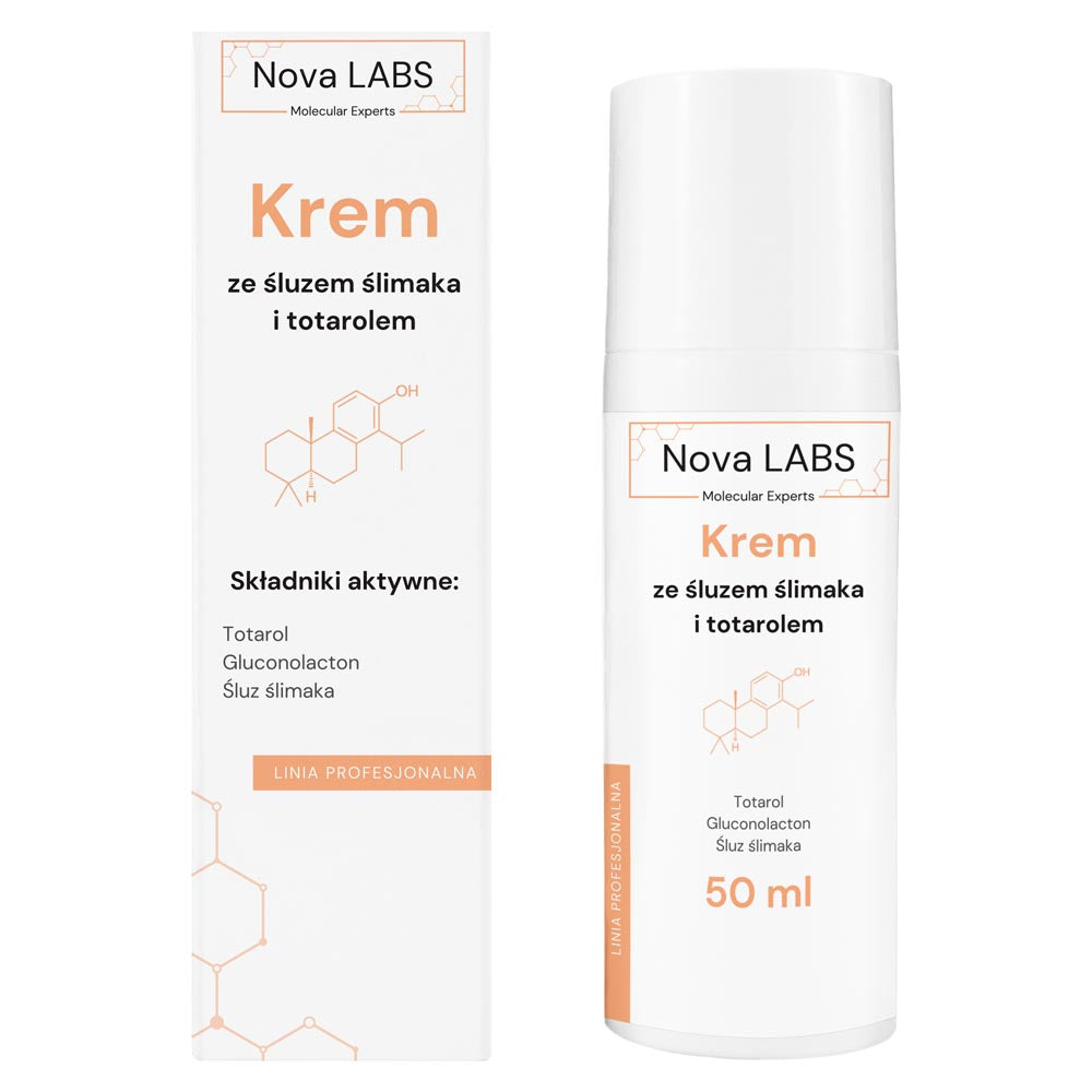 NovaLabs Krem ze śluzem ślimaka i totarolem na noc 50 ml — zdjęcie 1