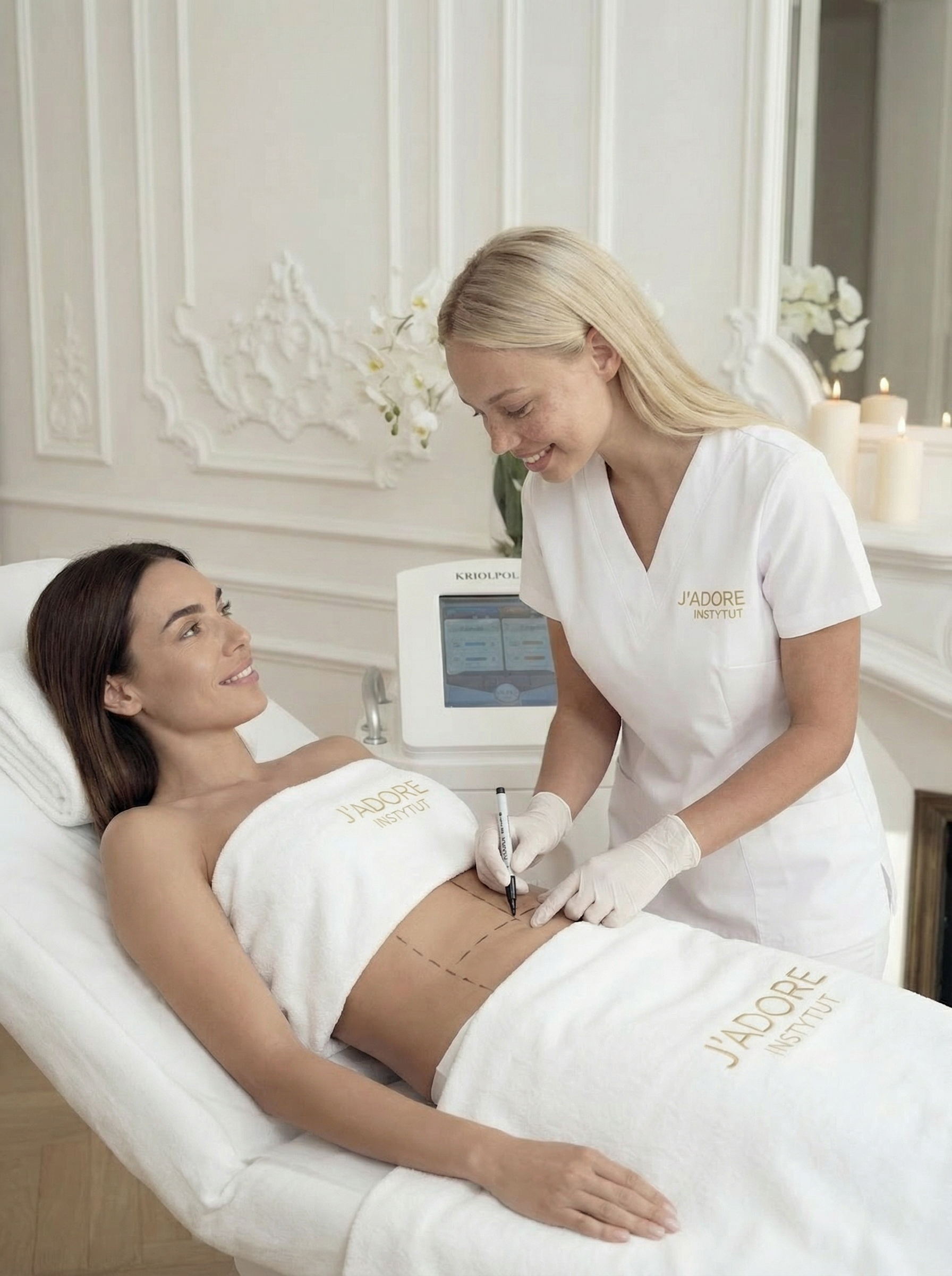 KRIOLIPOLIZA – efekty zabiegu w salonie J'adore