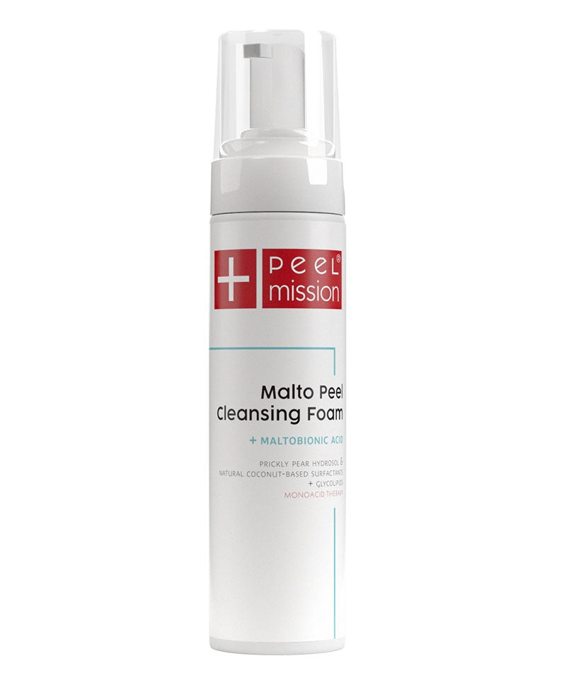 Malto Peel Cleansing Foam 200 ml — Peel Mission, pianka oczyszczająca do demakijażu twarzy i oczu