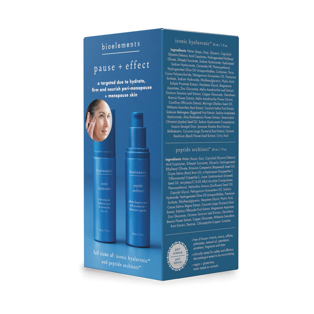 Bioelements Zestaw: Menopauza — Iconic Hyaluronic i Peptide Architect — zdjęcie 3