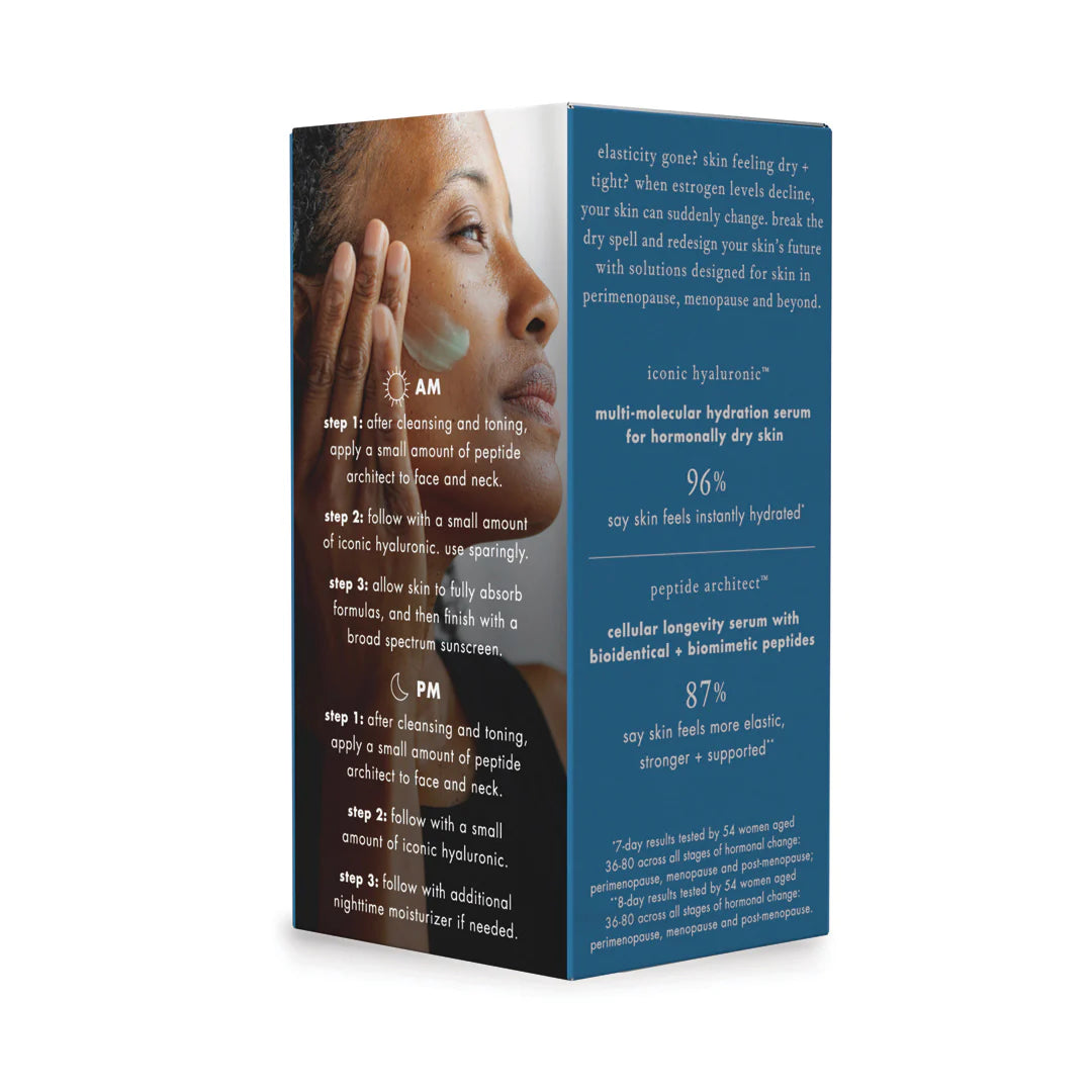 Bioelements Zestaw: Menopauza — Iconic Hyaluronic i Peptide Architect — zdjęcie 2