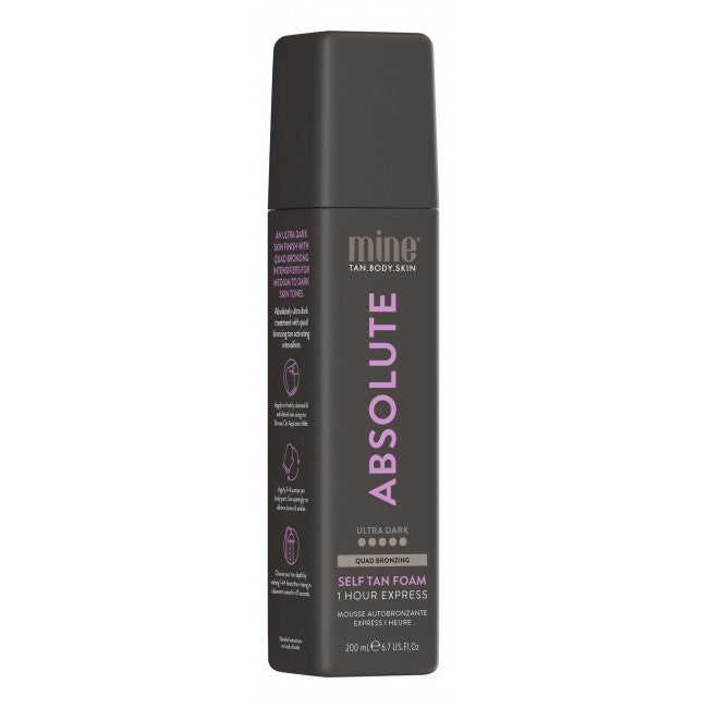 MineTan Self Tan Ultra Dark Foam 200ml - MineTan