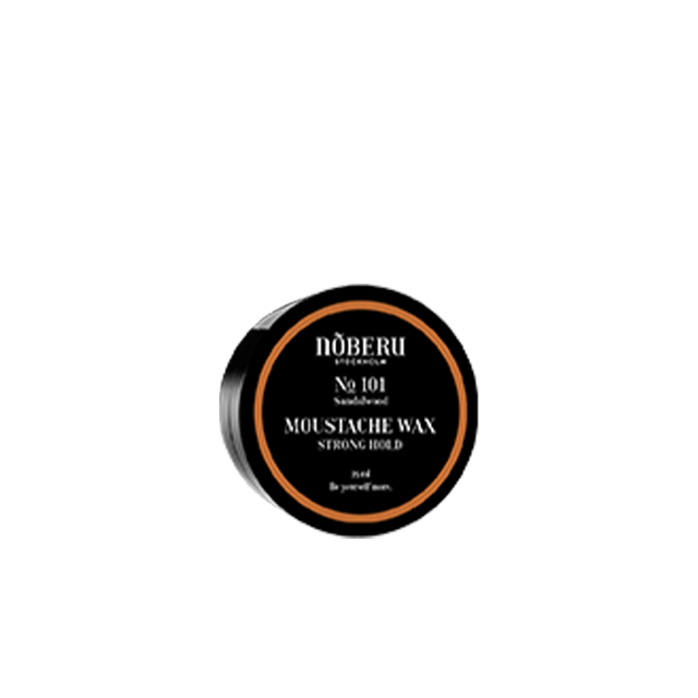Nõberu Moustache Wax - Strong Hold – Sandalwood 25 ml