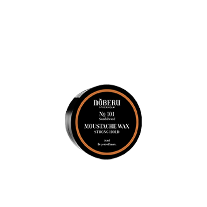 Nõberu Moustache Wax - Strong Hold – Sandalwood 25 ml