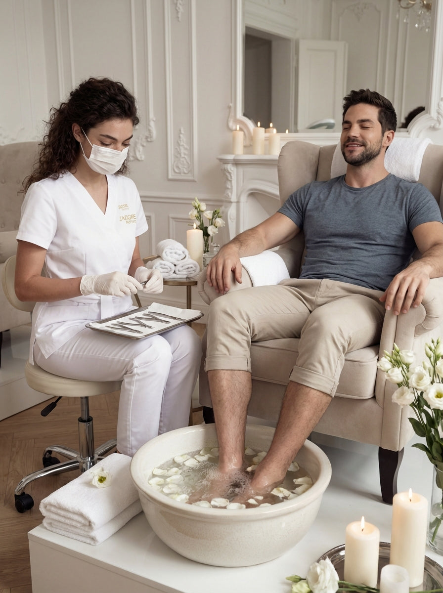 PEDICURE KLASYCZNY – procedura w gabinecie kosmetycznym J'adore Instytut