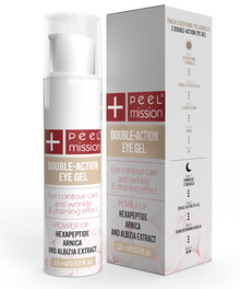 PEEL MISSION DOUBLE ACTION EYE GEL 15ml — zdjęcie 3