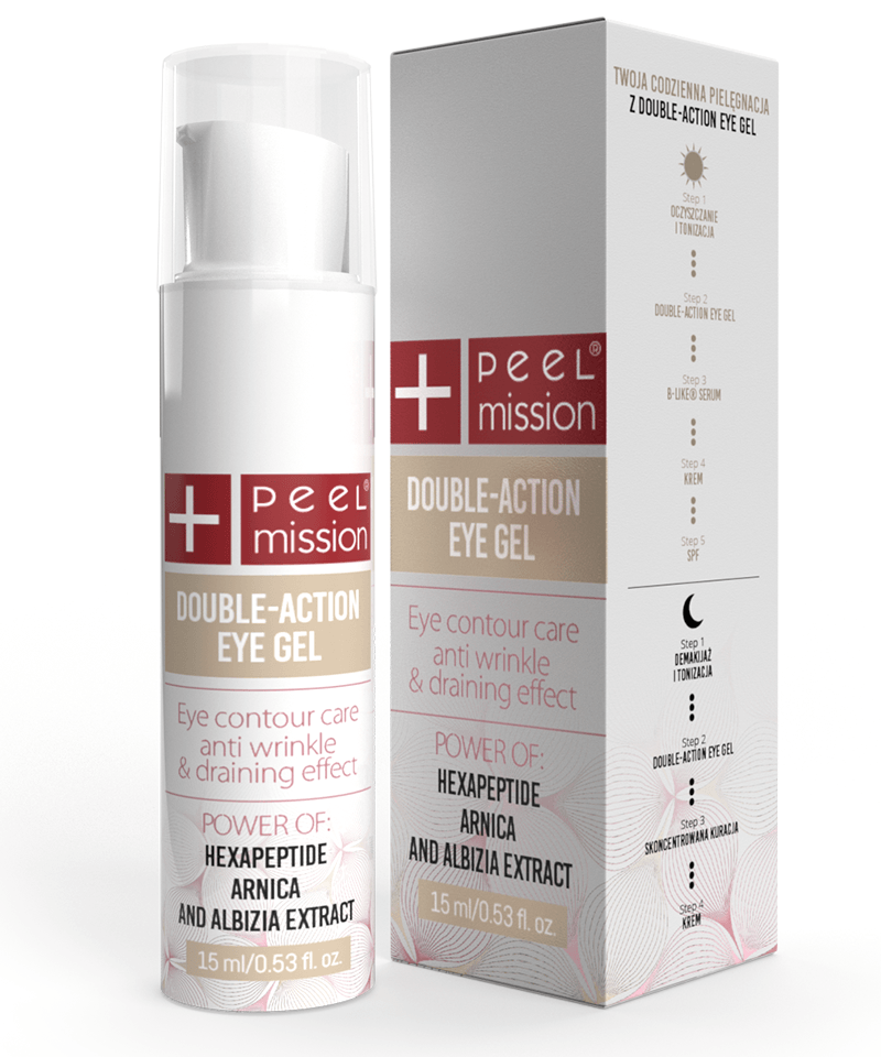 Peel Mission Double Action Eye Gel 15 ml - żel pod oczy o podwójnym działaniu