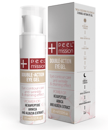 PEEL MISSION DOUBLE ACTION EYE GEL 15ml — zdjęcie 2