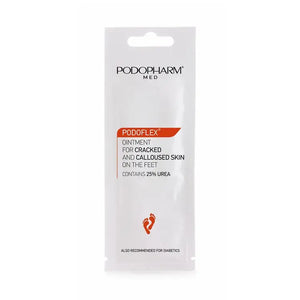PODOFLEX® Ungüento para la piel agrietada y callosa de los pies (25% de urea) 10 ml
