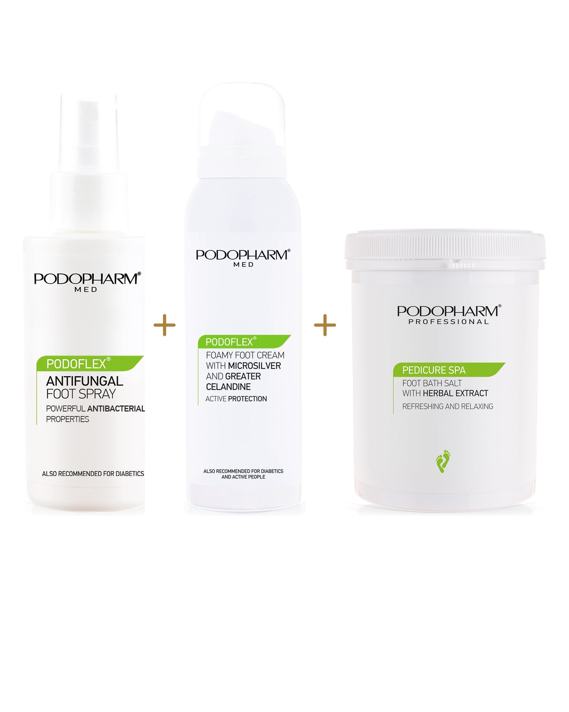 PODOPHARM Zestaw: Sport Active — stopy w ruchu — wszystkie preparaty zestawu