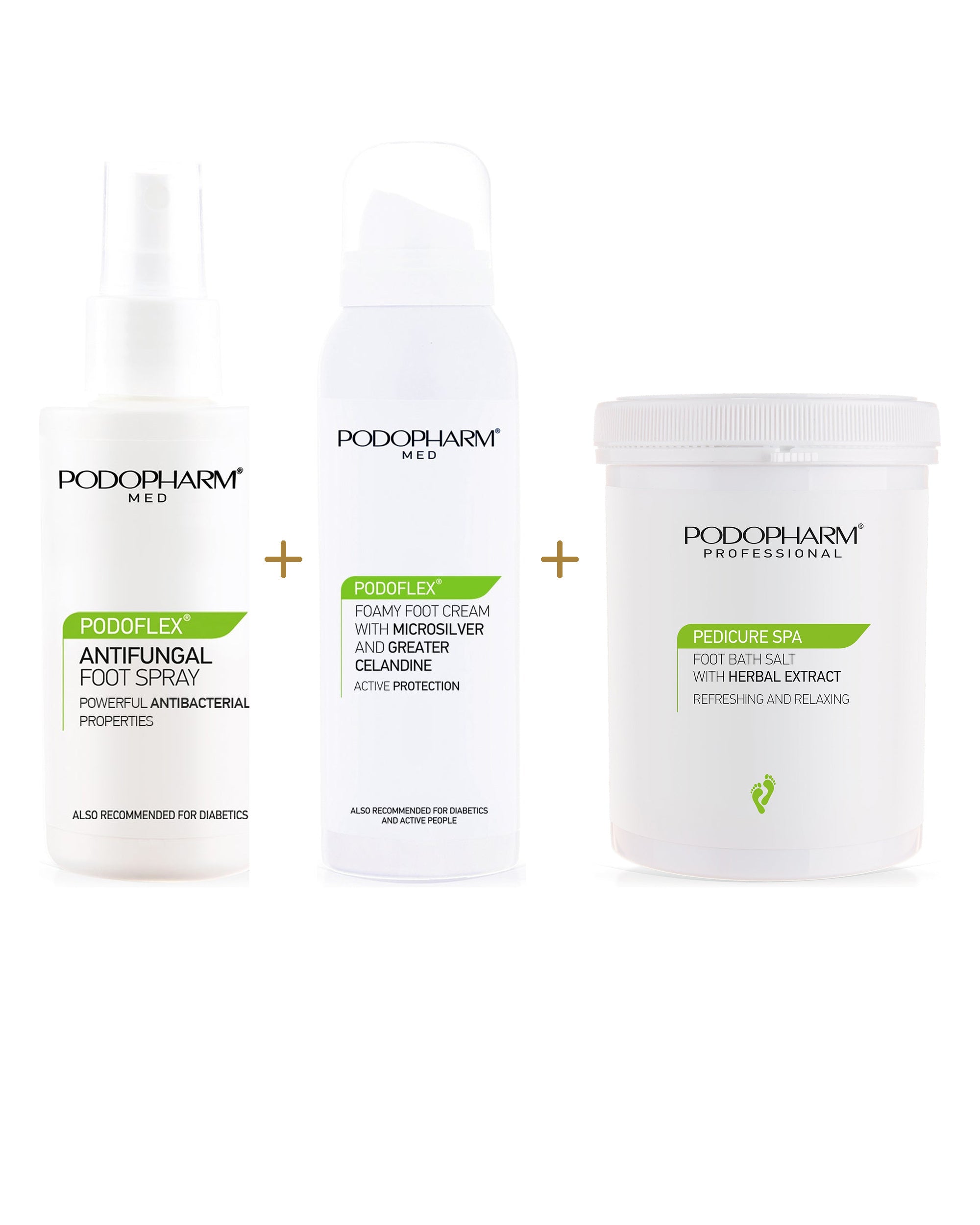 PODOPHARM Zestaw: Sport Active — stopy w ruchu — wszystkie preparaty zestawu